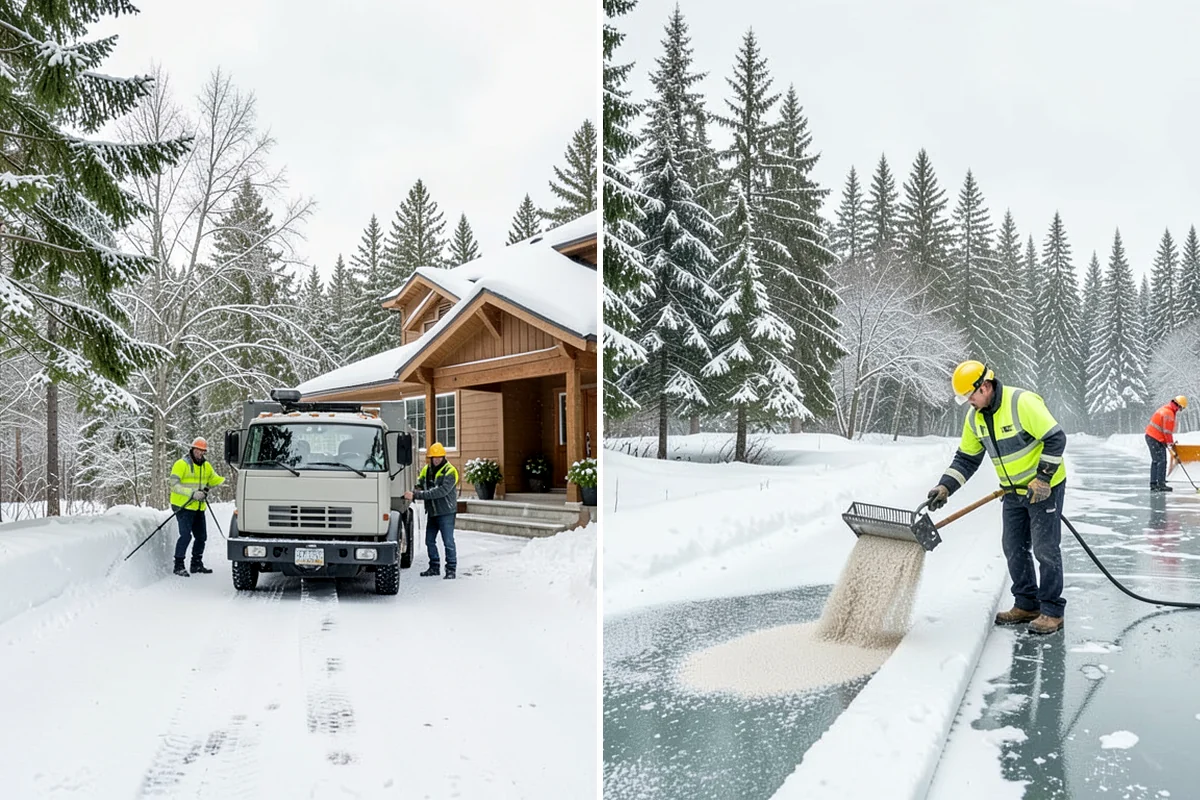 Post-Storm Cleanup in SeaTac, King County, WA - We return once the storm's accumulation has stopped
