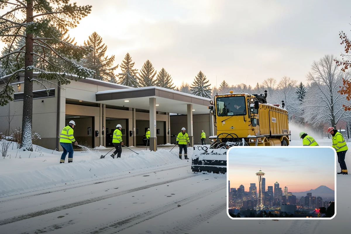 Post-Storm Cleanup in Seattle, King County, WA - Removes packed ridges and leftover windrows