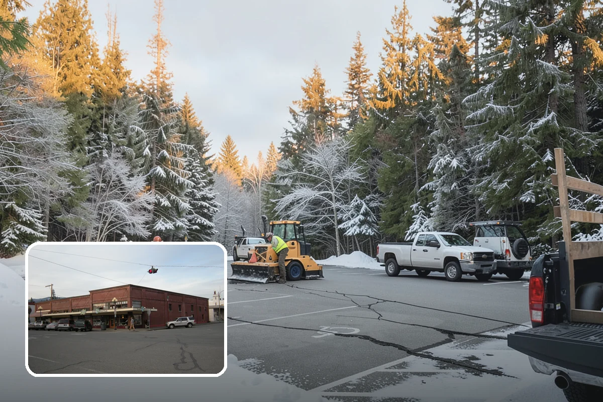 Post-Storm Cleanup in Sedro-Woolley, Skagit County, WA - Removes packed ridges and leftover windrows