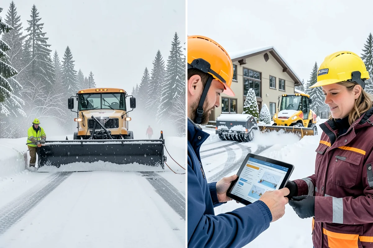 Post-Storm Cleanup in Sedro-Woolley, Skagit County, WA - We return once the storm's accumulation has stopped