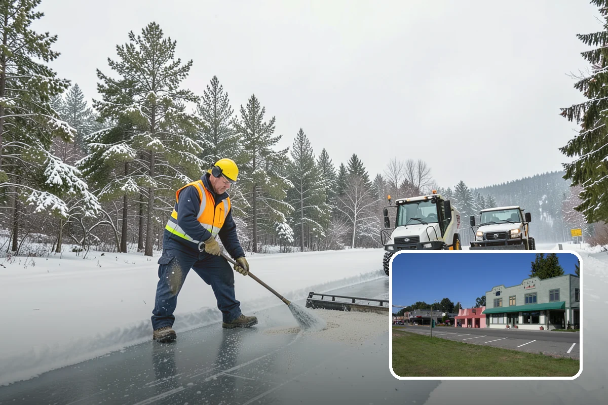 Post-Storm Cleanup in Snoqualmie, King County, WA - Removes packed ridges and leftover windrows