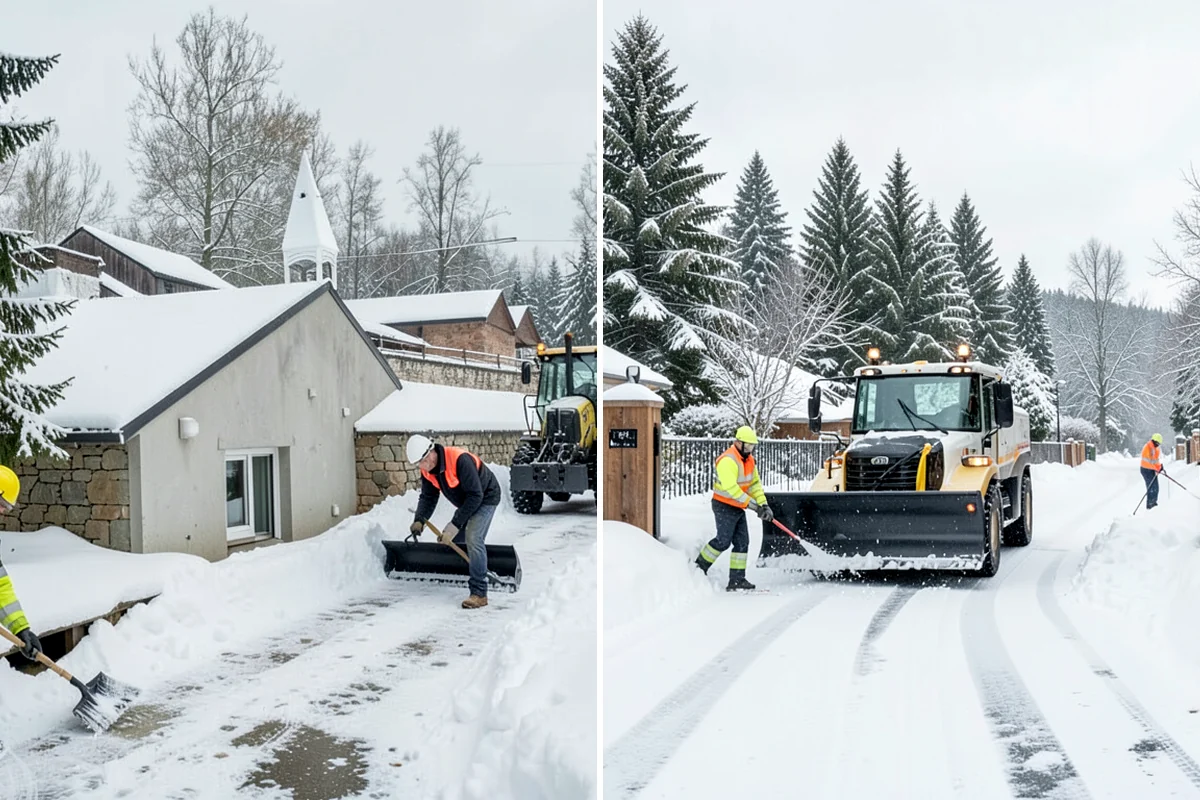 Post-Storm Cleanup in Snoqualmie, King County, WA - We return once the storm's accumulation has stopped