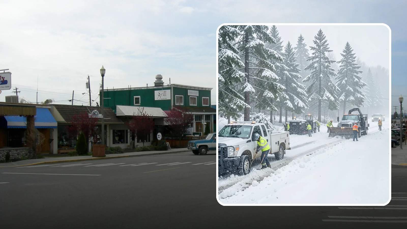 Post-Storm Cleanup in Stanwood, Snohomish County, WA - Thorough follow-up clearing that removes leftover snow, ice, and slush after the main event passes.
