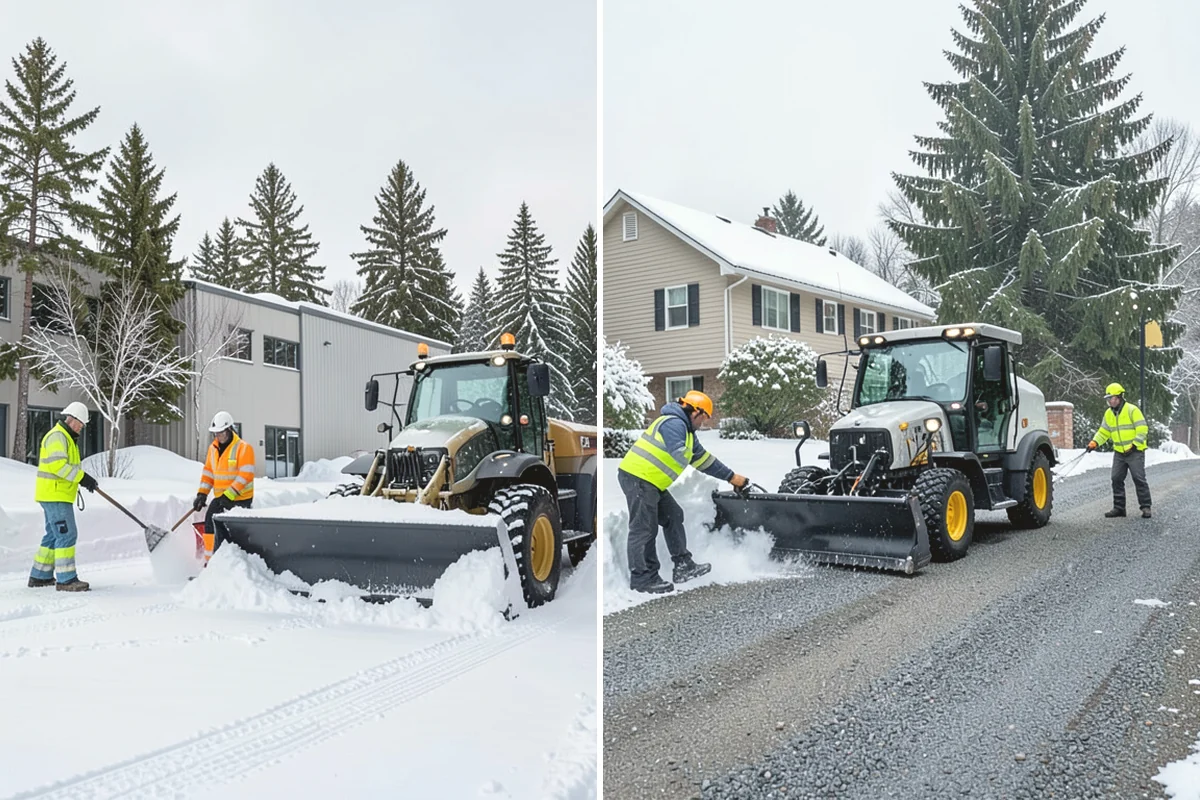 Post-Storm Cleanup in Steilacoom, Pierce County, WA - We return once the storm's accumulation has stopped