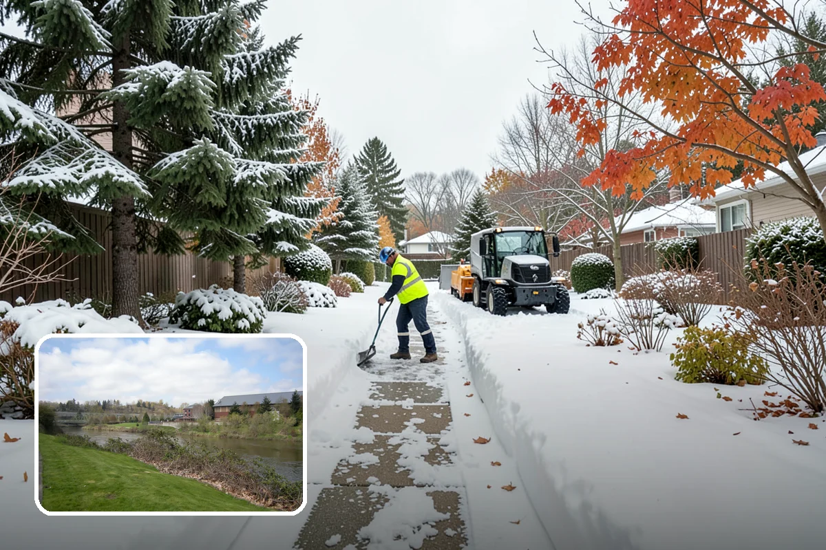 Post-Storm Cleanup in Tukwila, King County, WA - Removes packed ridges and leftover windrows