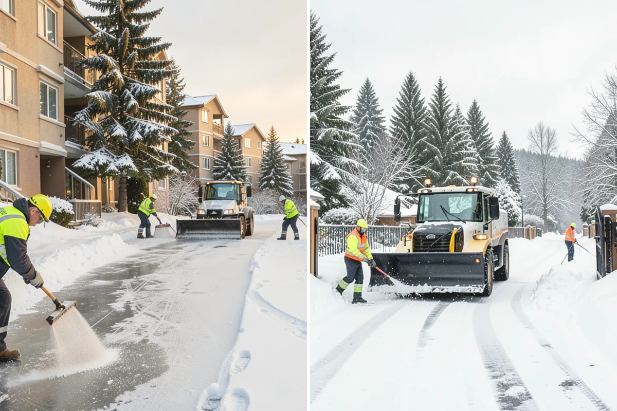 Post-Storm Cleanup in Tukwila, King County, WA - We return once the storm's accumulation has stopped