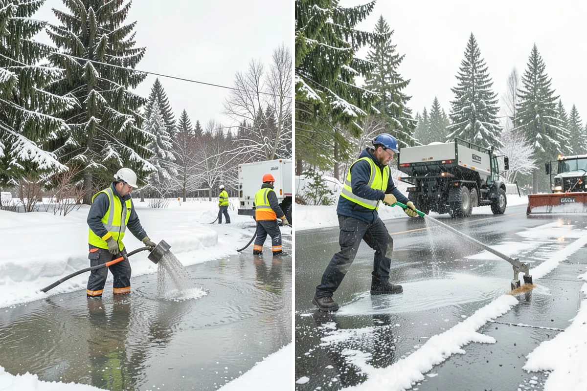 Post-Storm Cleanup in Yarrow Point, King County, WA - We return once the storm's accumulation has stopped