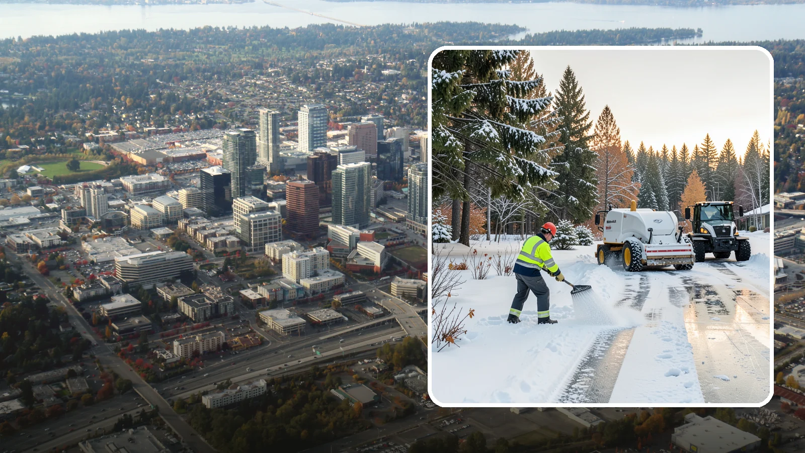Potassium Chloride Application in Bellevue, King County, WA - Potassium chloride application offers a chloride deicer choice for properties avoiding sodium near sensitive plantings and turf.