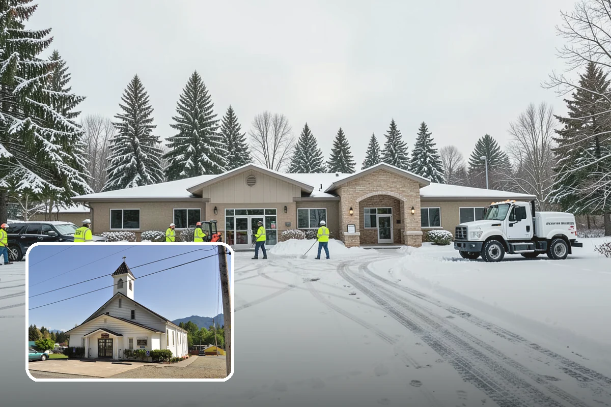 Potassium Chloride Application in Concrete, Skagit County, WA - Avoids the sodium load that damages salt-sensitive turf and shrubs
