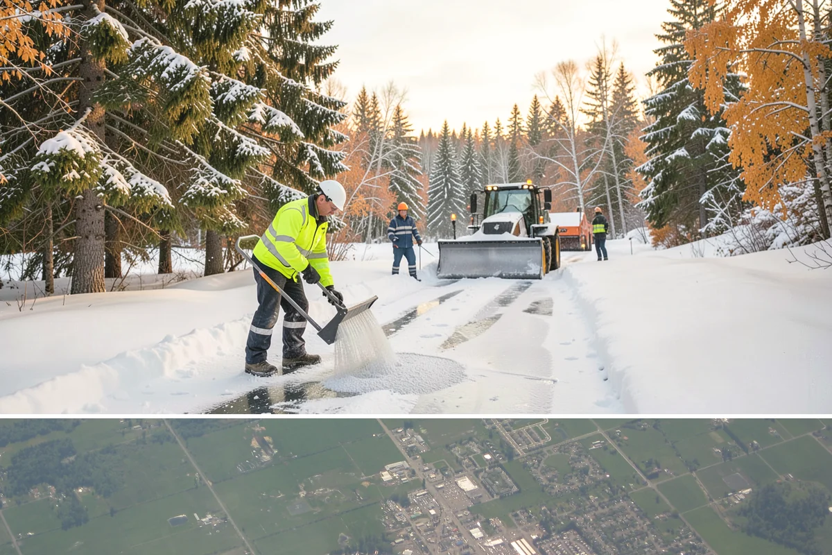 Potassium Chloride Application in Enumclaw, King County, WA - Potassium chloride is best suited to the milder freeze events of the late-fall and early-spring shoulder seasons.