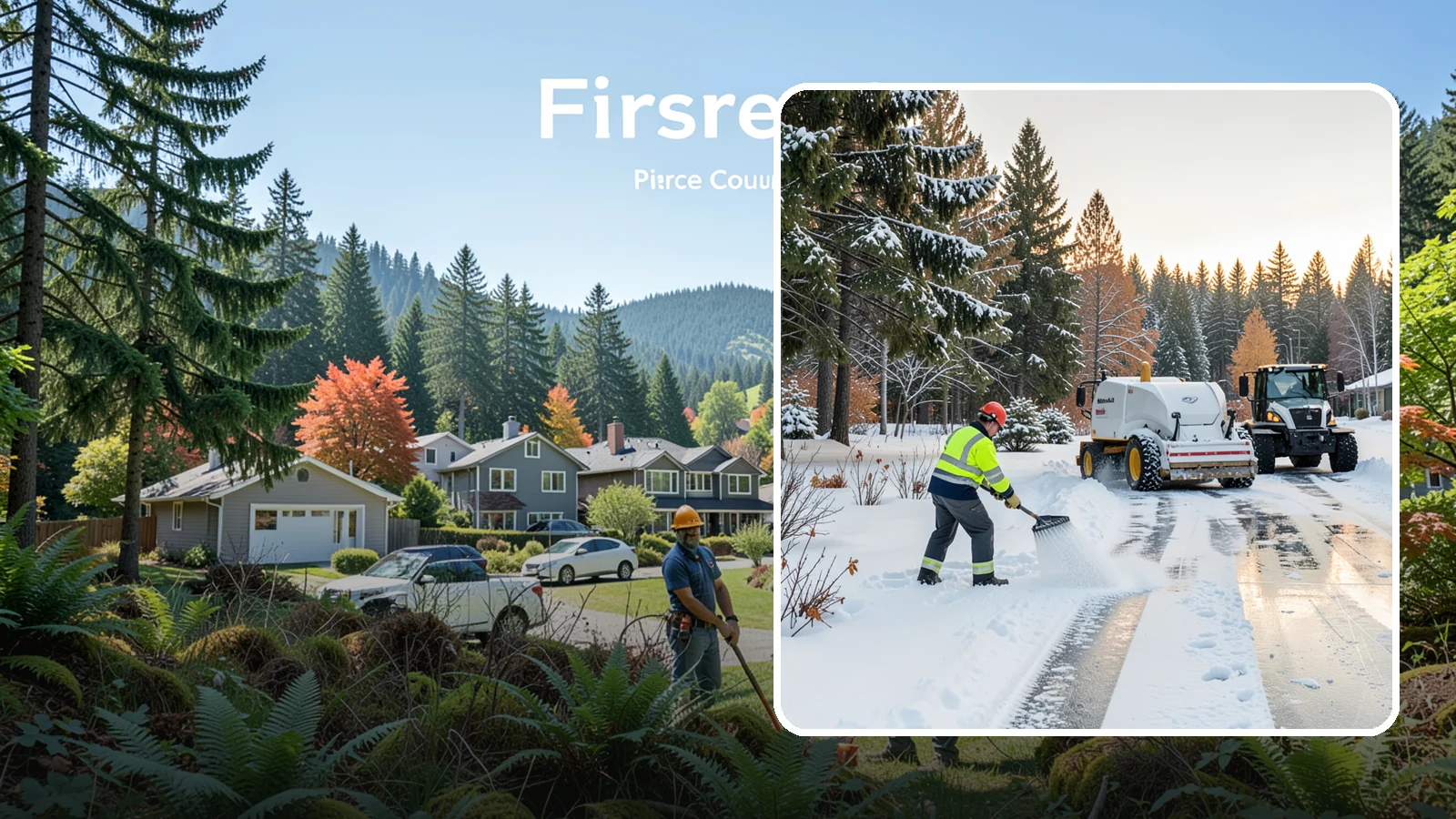 Potassium Chloride Application in Fircrest, Pierce County, WA - Potassium chloride application offers a chloride deicer choice for properties avoiding sodium near sensitive plantings and turf.