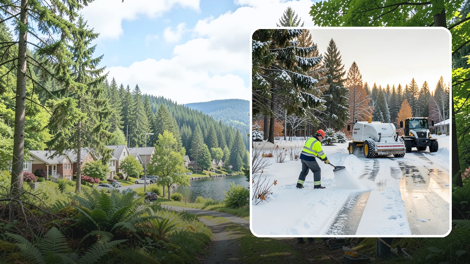 Potassium Chloride Application in Lake Forest Park, King County, WA - Potassium chloride application offers a chloride deicer choice for properties avoiding sodium near sensitive plantings and turf.