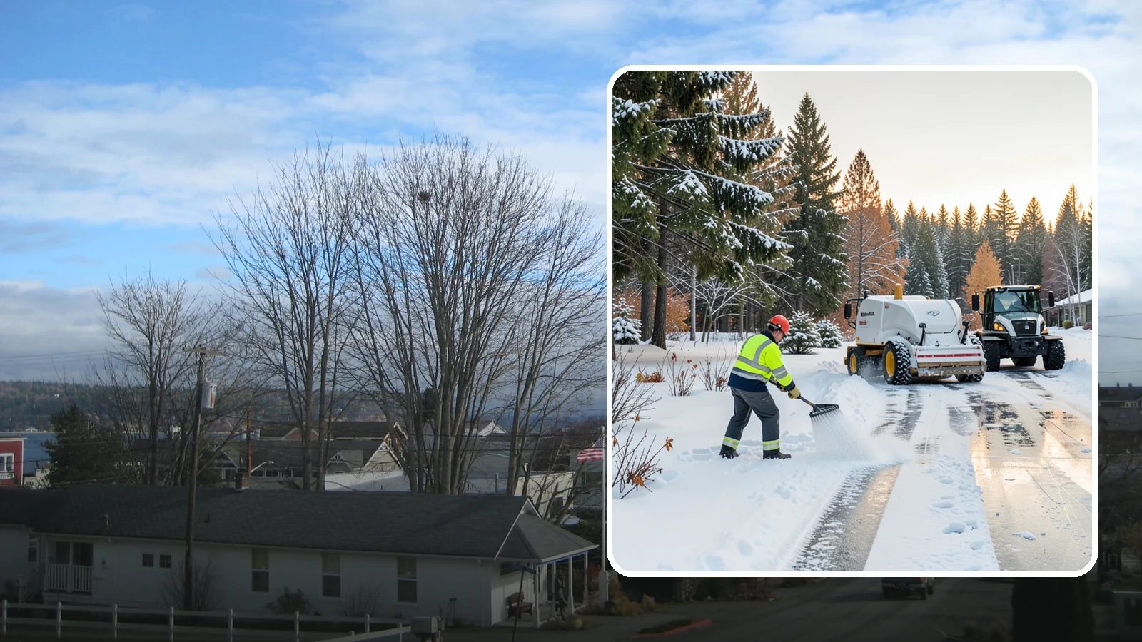 Potassium Chloride Application in Langley, Island County, WA - Potassium chloride application offers a chloride deicer choice for properties avoiding sodium near sensitive plantings and turf.