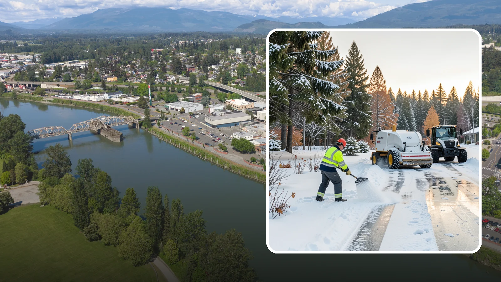 Potassium Chloride Application in Mount Vernon, Skagit County, WA - Potassium chloride application offers a chloride deicer choice for properties avoiding sodium near sensitive plantings and turf.