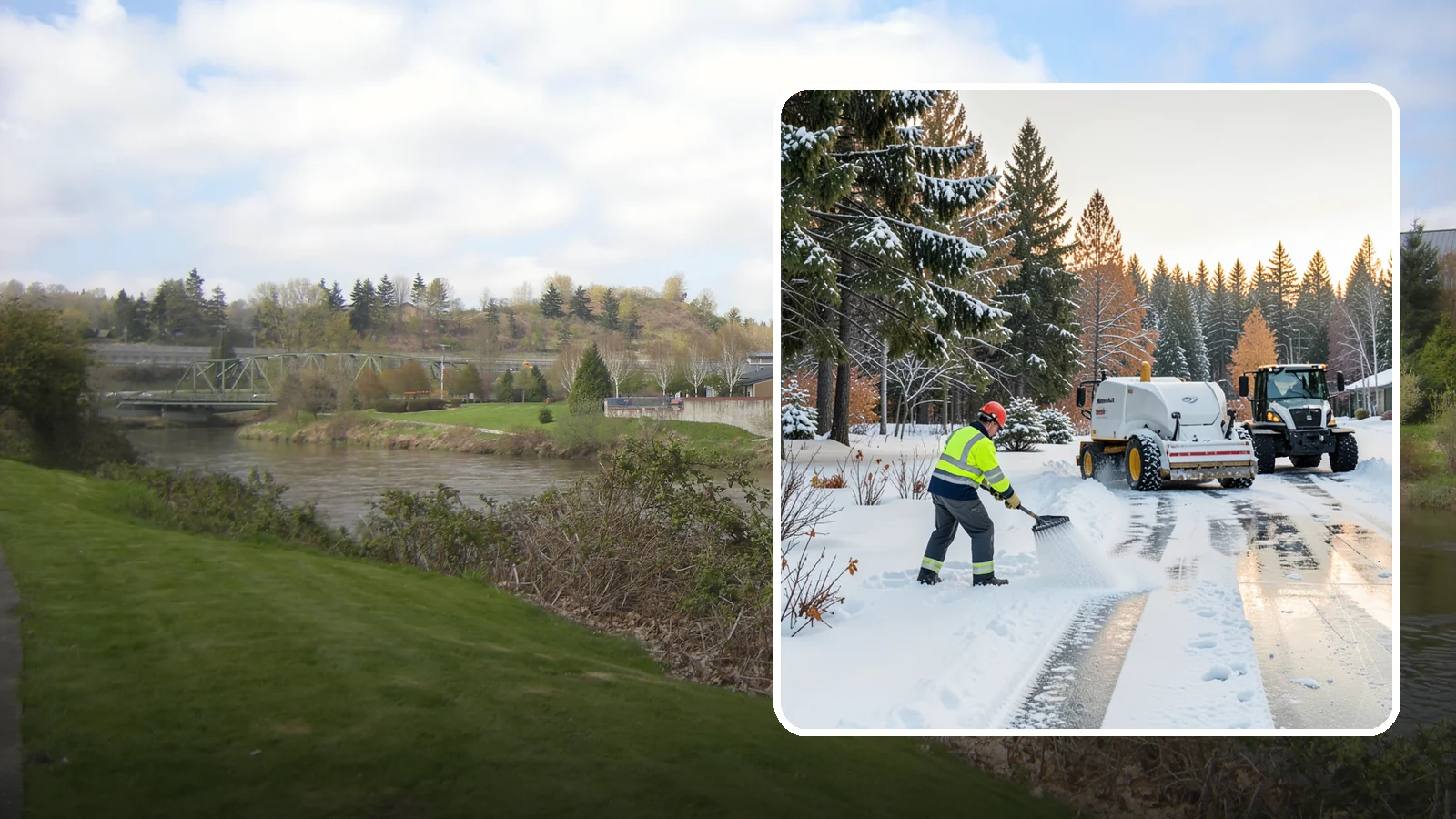 Potassium Chloride Application in Tukwila, King County, WA - Potassium chloride application offers a chloride deicer choice for properties avoiding sodium near sensitive plantings and turf.