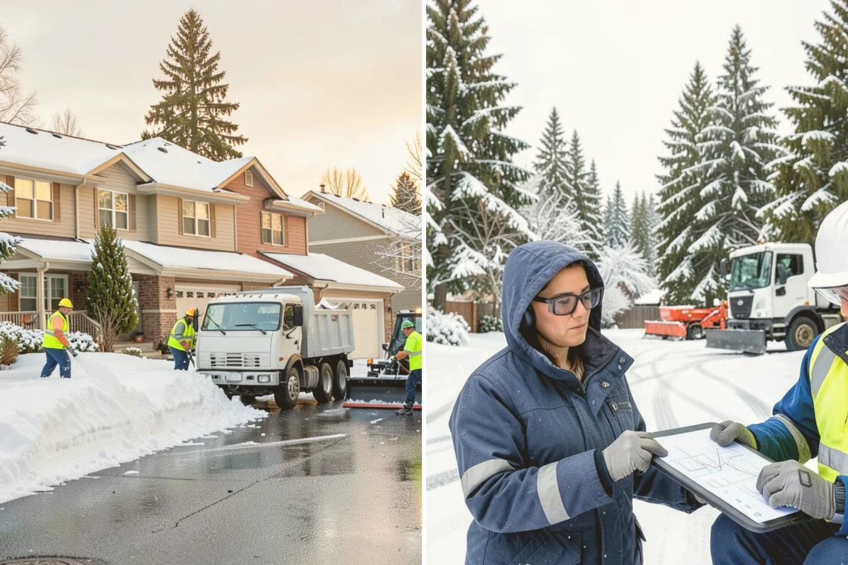 Powder Snow Removal in Algona, King County, WA - Confirm snow is dry powder and check wind direction on site