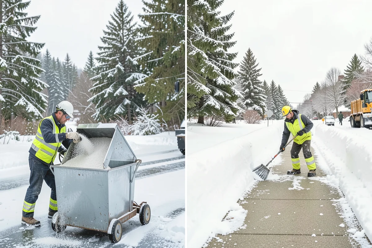 Powder Snow Removal in Anacortes, Skagit County, WA - Confirm snow is dry powder and check wind direction on site