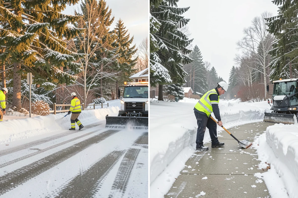 Powder Snow Removal in Black Diamond, King County, WA - Confirm snow is dry powder and check wind direction on site