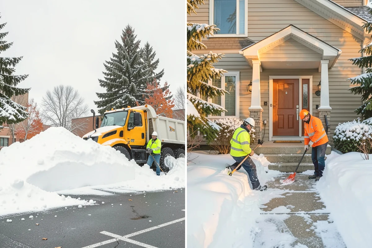 Powder Snow Removal in Brier, Snohomish County, WA - Confirm snow is dry powder and check wind direction on site