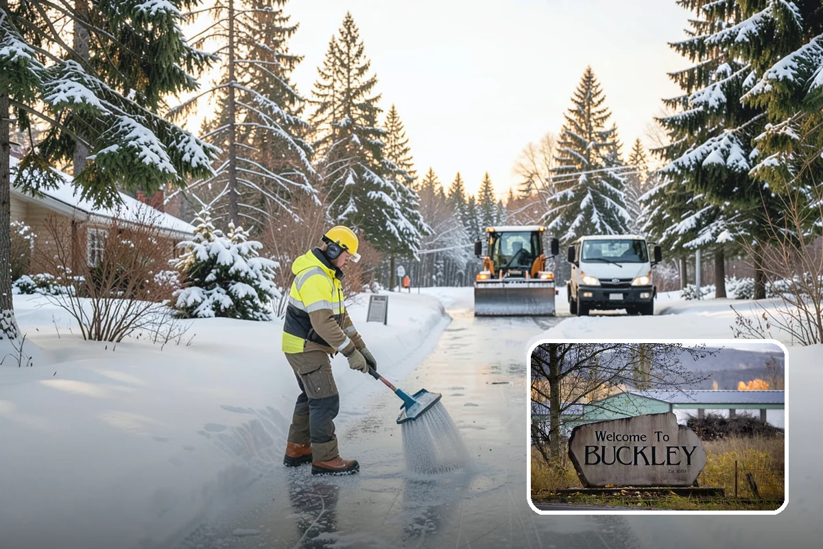 Powder Snow Removal in Buckley, Pierce County, WA - Efficient clearing of light snow before drifting undoes the work
