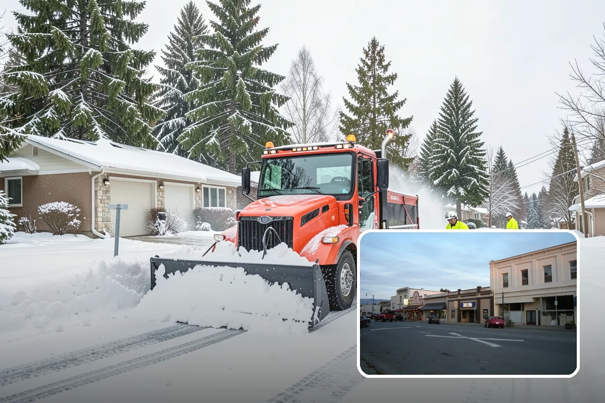 Powder Snow Removal in Burlington, Skagit County, WA - Efficient clearing of light snow before drifting undoes the work