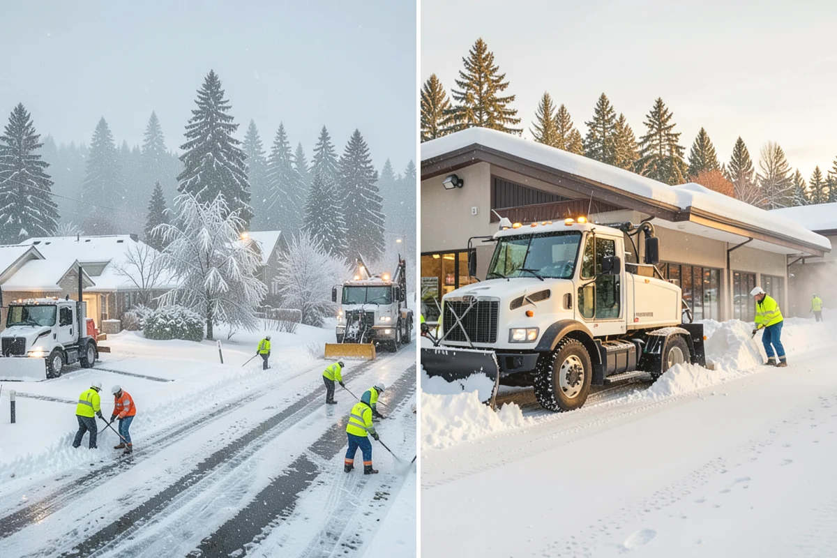 Powder Snow Removal in Burlington, Skagit County, WA - Confirm snow is dry powder and check wind direction on site