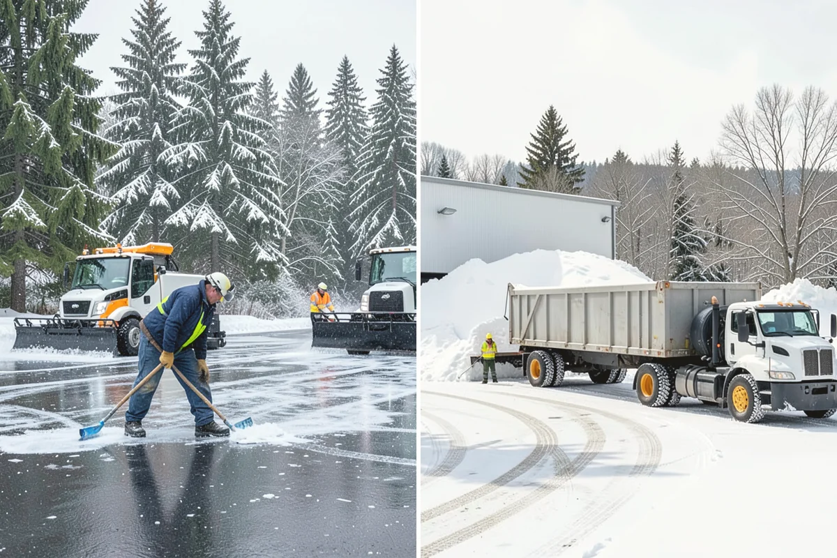 Powder Snow Removal in Covington, King County, WA - Confirm snow is dry powder and check wind direction on site