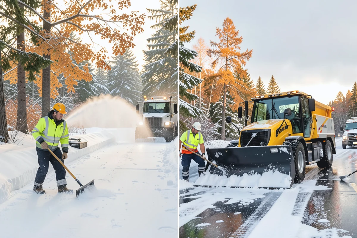 Powder Snow Removal in Darrington, Snohomish County, WA - Confirm snow is dry powder and check wind direction on site