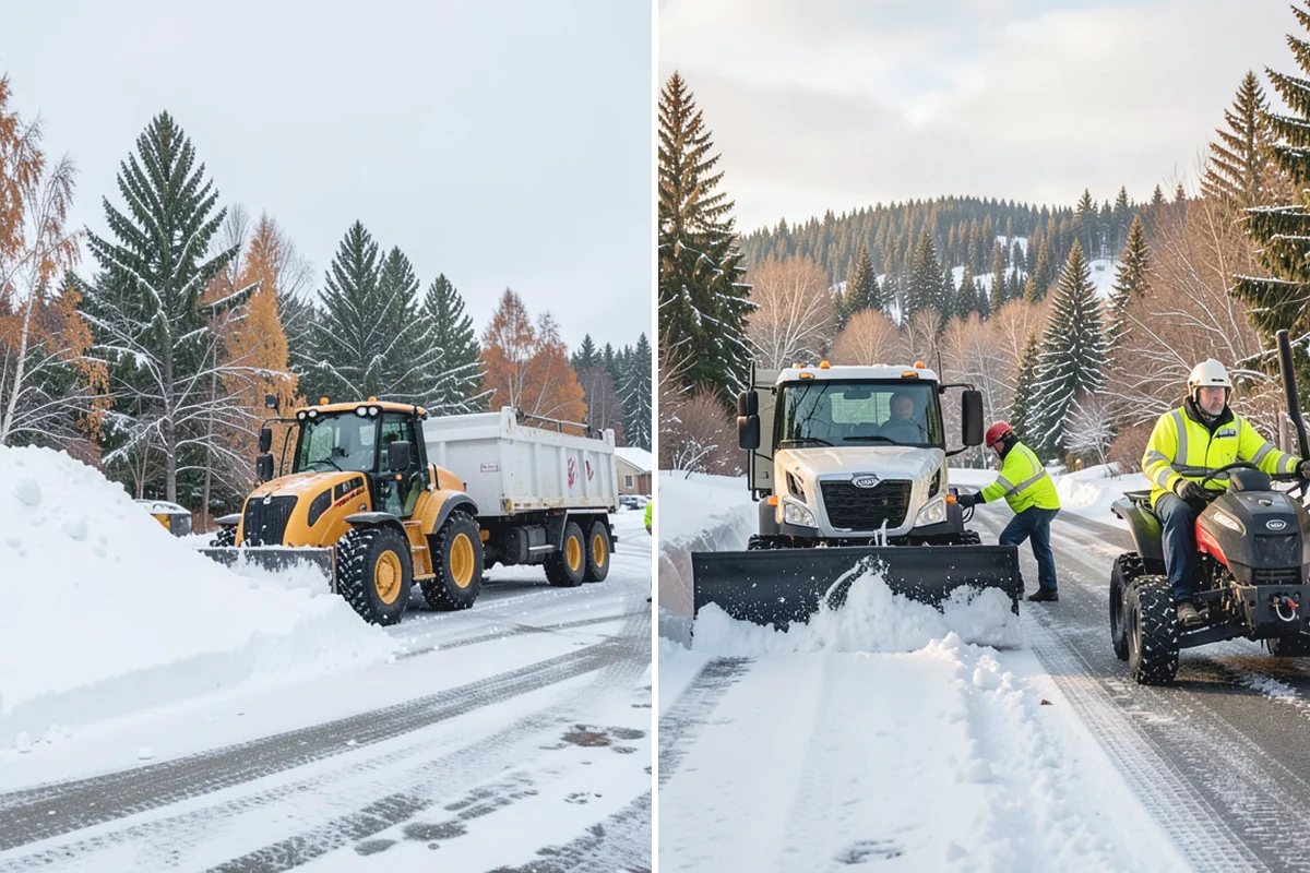 Powder Snow Removal in Des Moines, King County, WA - Confirm snow is dry powder and check wind direction on site