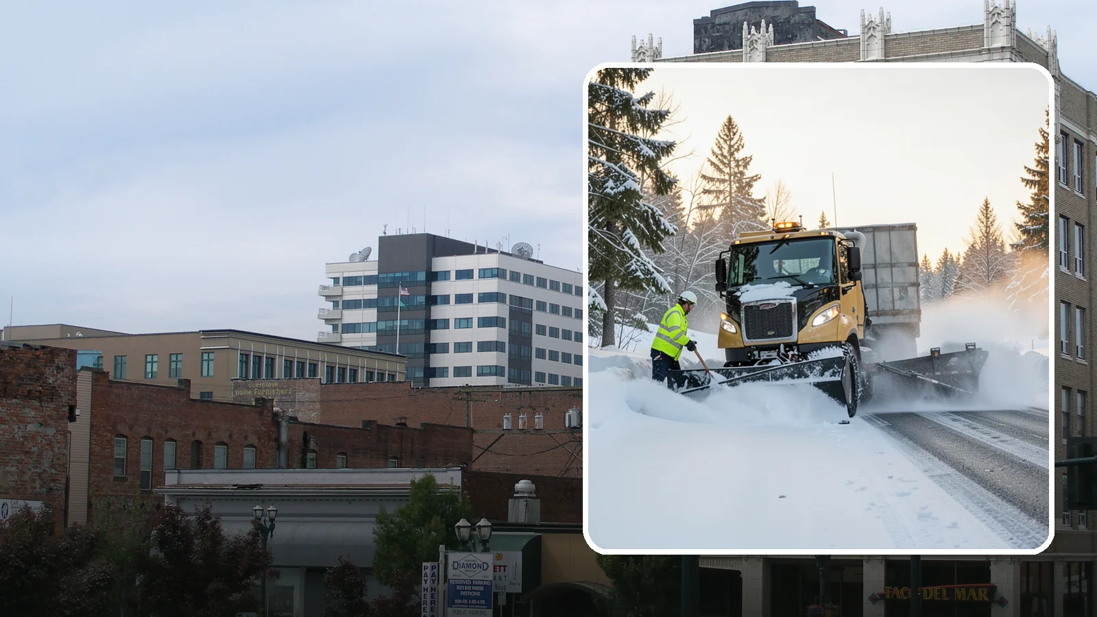 Powder Snow Removal in Everett, Snohomish County, WA - On the rare cold, dry spells that bring true powder to the lowlands, we clear it fast before winds redrift it.