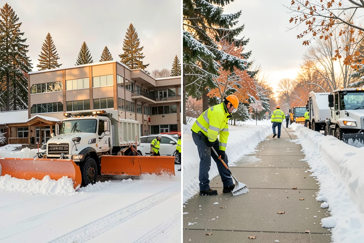 Powder Snow Removal in Everett, Snohomish County, WA - Confirm snow is dry powder and check wind direction on site