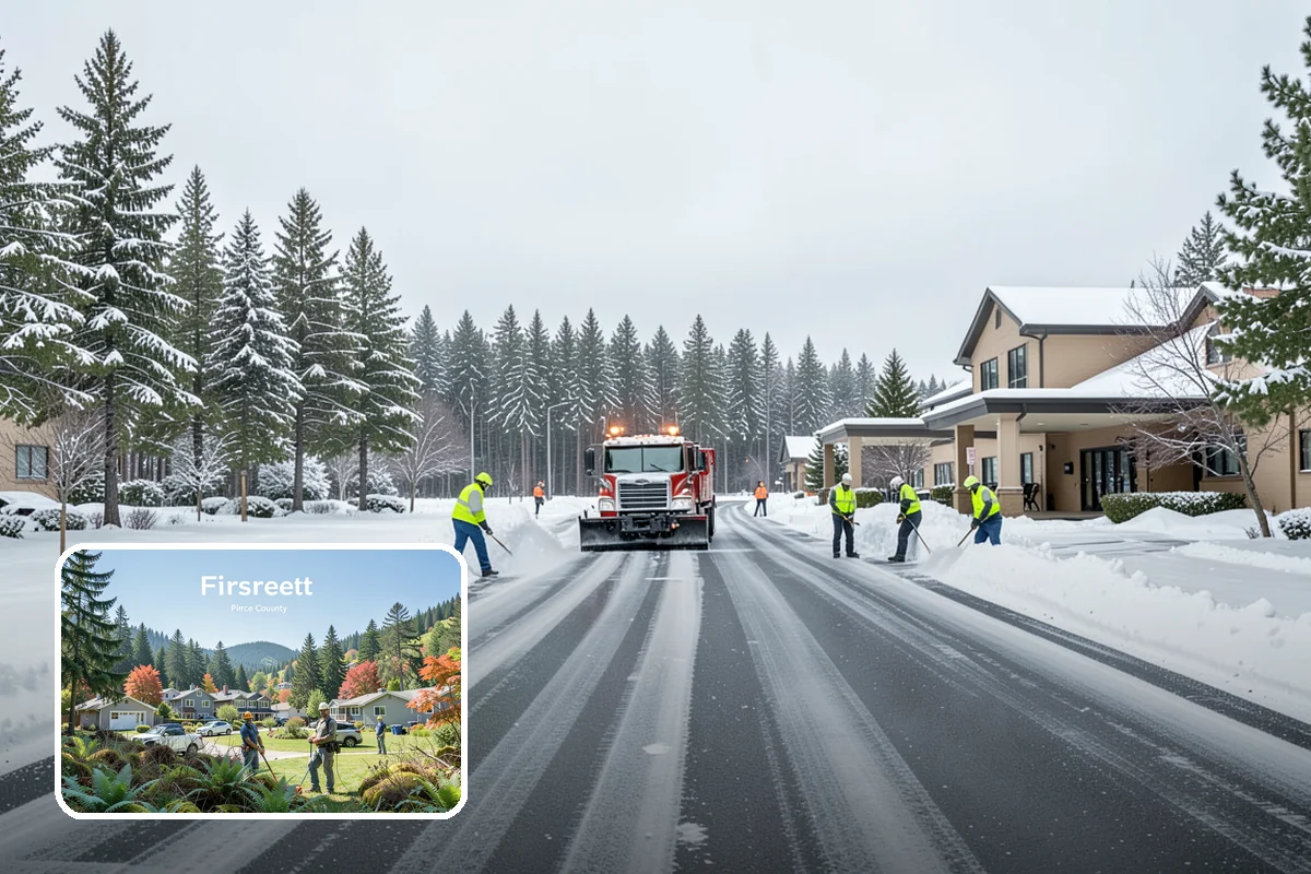 Powder Snow Removal in Fircrest, Pierce County, WA - Efficient clearing of light snow before drifting undoes the work