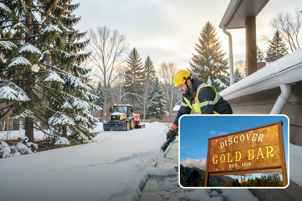 Powder Snow Removal in Gold Bar, Snohomish County, WA - Efficient clearing of light snow before drifting undoes the work
