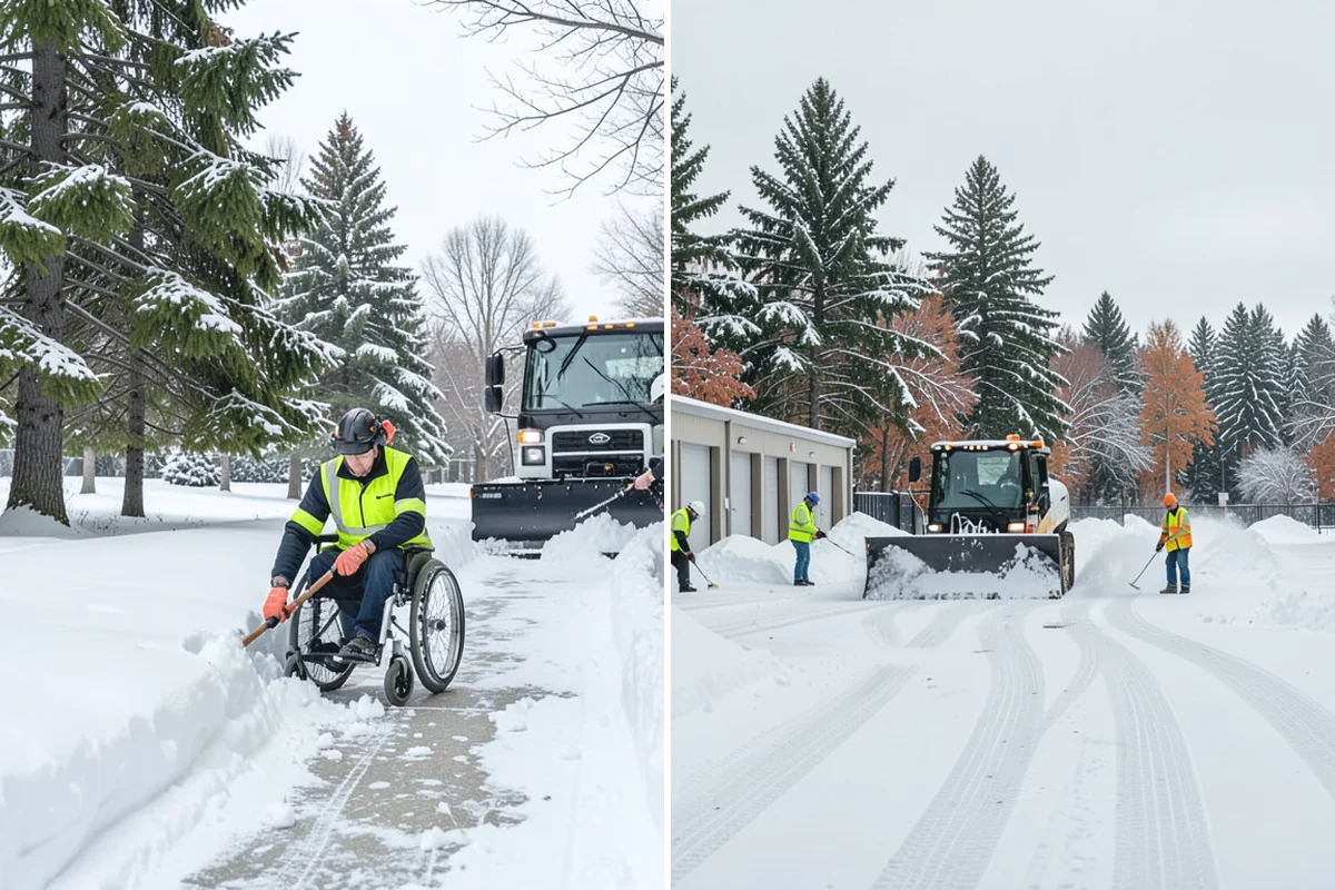 Powder Snow Removal in Granite Falls, Snohomish County, WA - Confirm snow is dry powder and check wind direction on site