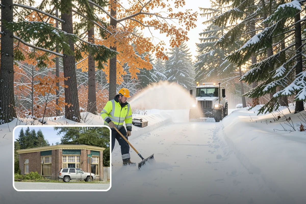 Powder Snow Removal in Hamilton, Skagit County, WA - Efficient clearing of light snow before drifting undoes the work
