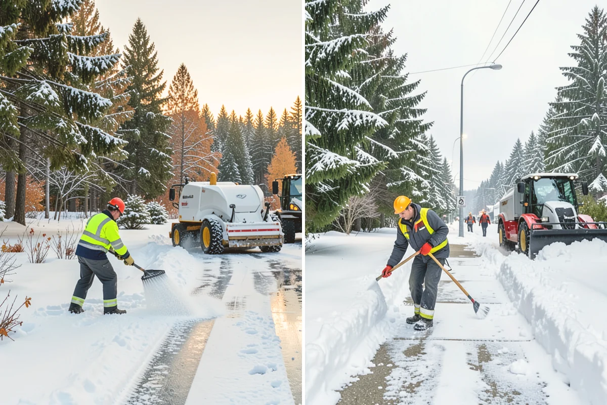 Powder Snow Removal in Index, Snohomish County, WA - Confirm snow is dry powder and check wind direction on site