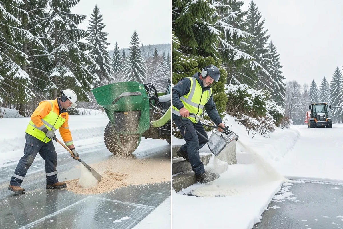 Powder Snow Removal in Issaquah, King County, WA - Confirm snow is dry powder and check wind direction on site