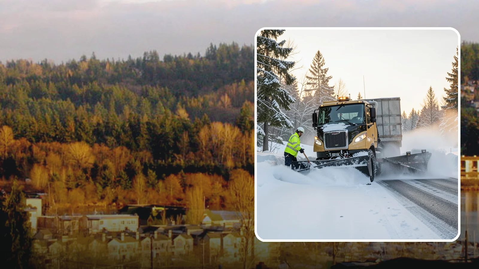 Powder Snow Removal in Kenmore, King County, WA - On the rare cold, dry spells that bring true powder to the lowlands, we clear it fast before winds redrift it.