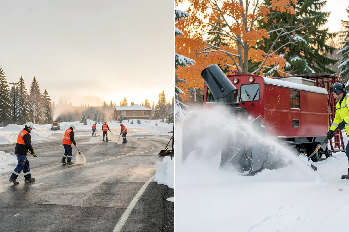 Powder Snow Removal in Kenmore, King County, WA - Confirm snow is dry powder and check wind direction on site