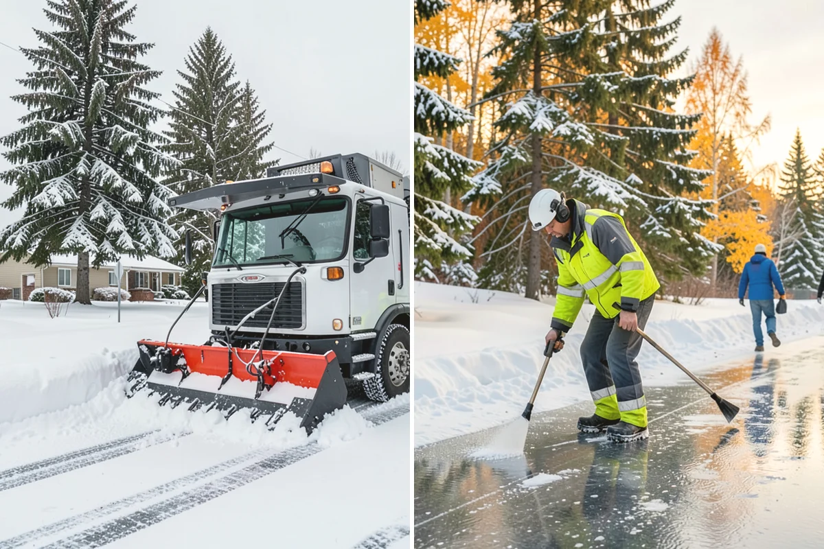 Powder Snow Removal in La Conner, Skagit County, WA - Confirm snow is dry powder and check wind direction on site