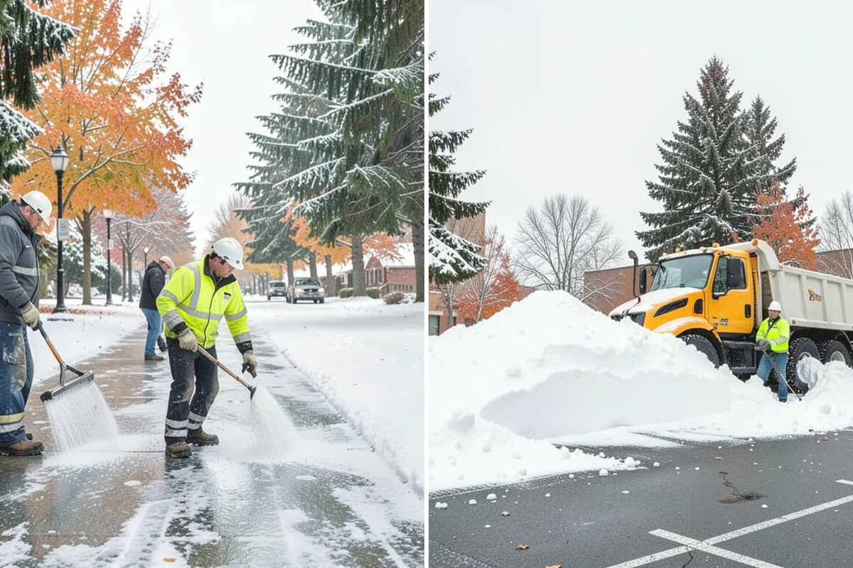 Powder Snow Removal in Lake Stevens, Snohomish County, WA - Confirm snow is dry powder and check wind direction on site