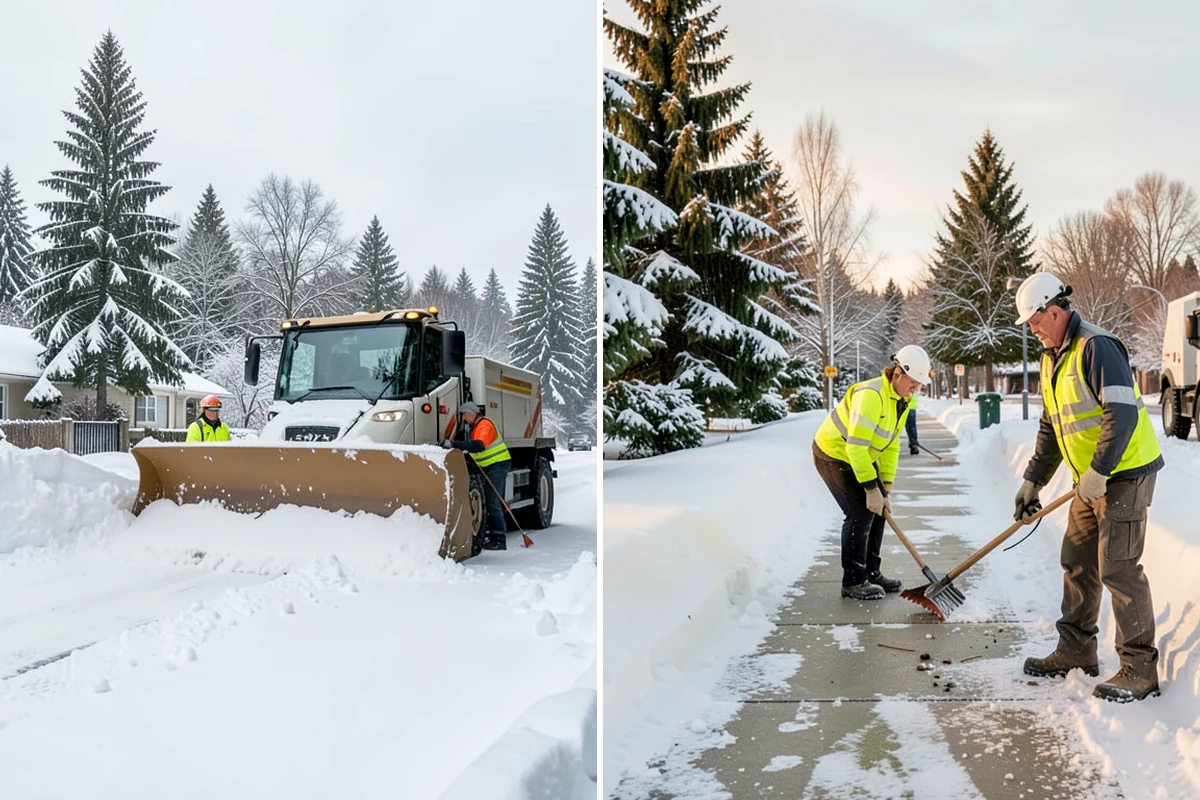 Powder Snow Removal in Lakewood, Pierce County, WA - Confirm snow is dry powder and check wind direction on site