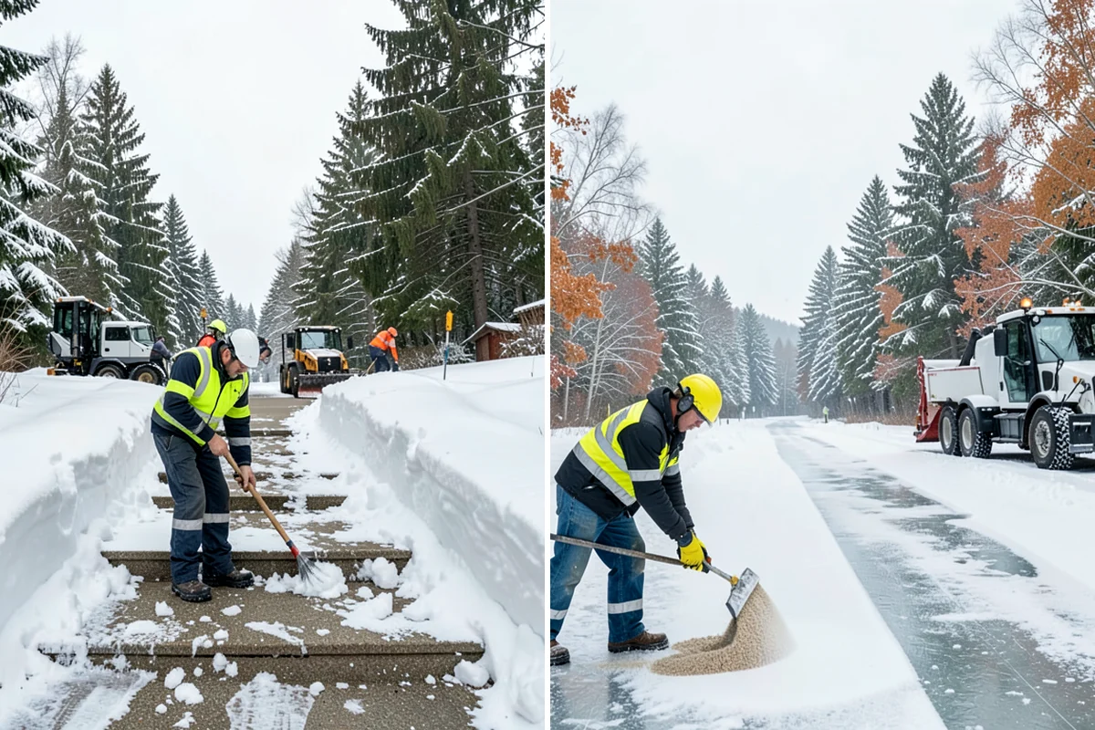 Powder Snow Removal in Lyman, Skagit County, WA - Confirm snow is dry powder and check wind direction on site