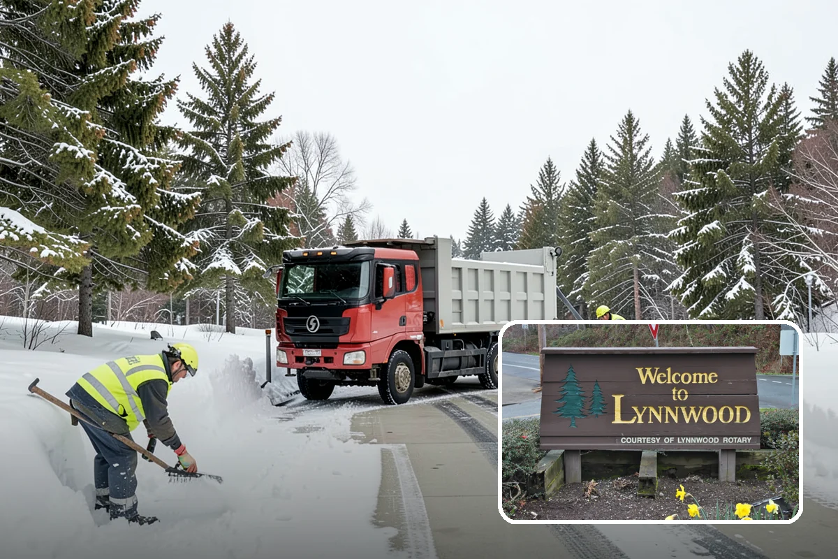 Powder Snow Removal in Lynnwood, Snohomish County, WA - Efficient clearing of light snow before drifting undoes the work