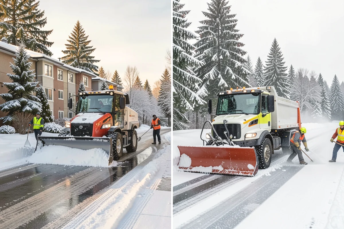 Powder Snow Removal in Mill Creek, Snohomish County, WA - Confirm snow is dry powder and check wind direction on site