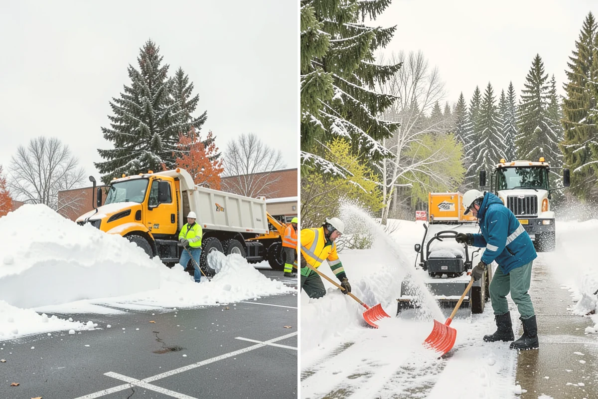 Powder Snow Removal in Milton, King County, WA - Confirm snow is dry powder and check wind direction on site