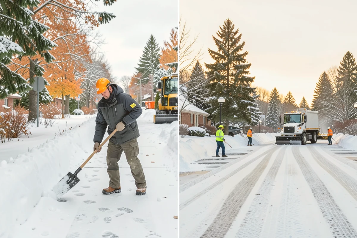 Powder Snow Removal in Mount Vernon, Skagit County, WA - Confirm snow is dry powder and check wind direction on site