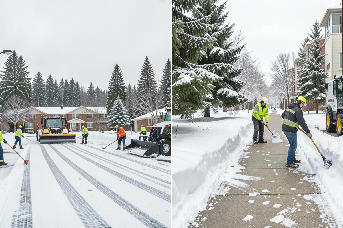 Powder Snow Removal in Mountlake Terrace, Snohomish County, WA - Confirm snow is dry powder and check wind direction on site