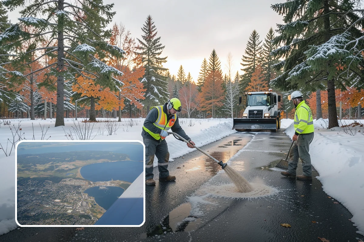 Powder Snow Removal in Oak Harbor, Island County, WA - Efficient clearing of light snow before drifting undoes the work