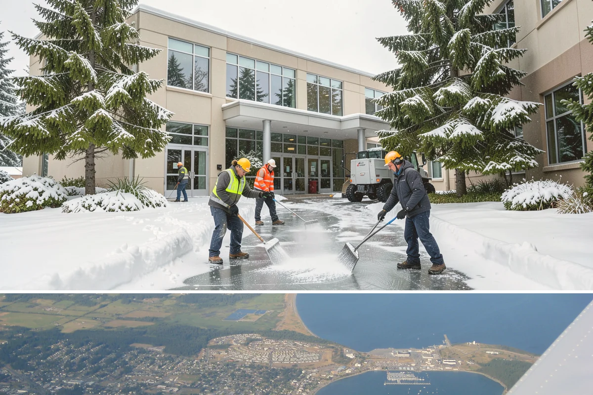 Powder Snow Removal in Oak Harbor, Island County, WA - Powder snow is most likely from December through January during the region's occasional dry, cold outbreaks ahead of incoming...